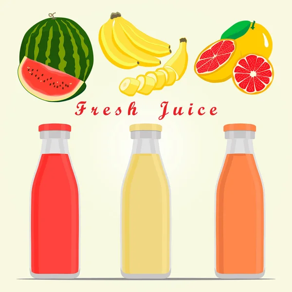 The theme juice — Stock Vector