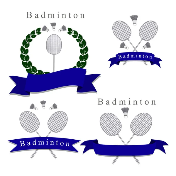 Det tema-badminton — Stock vektor