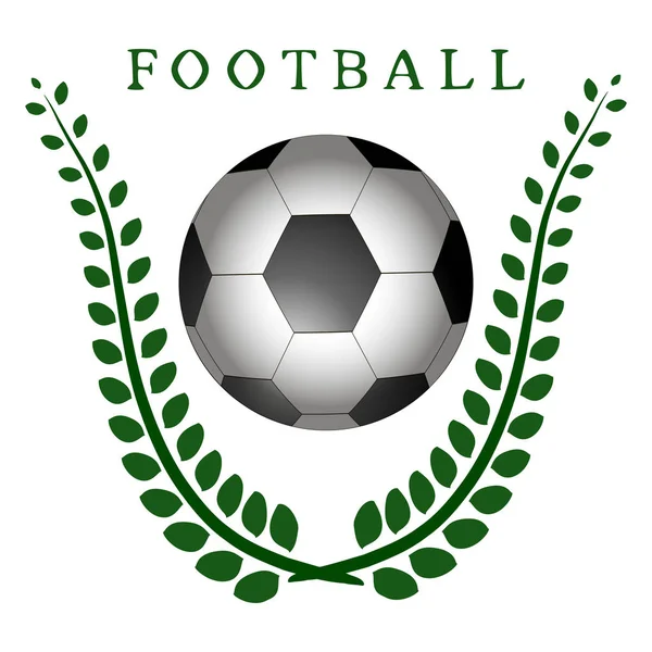 Il tema del calcio — Vettoriale Stock