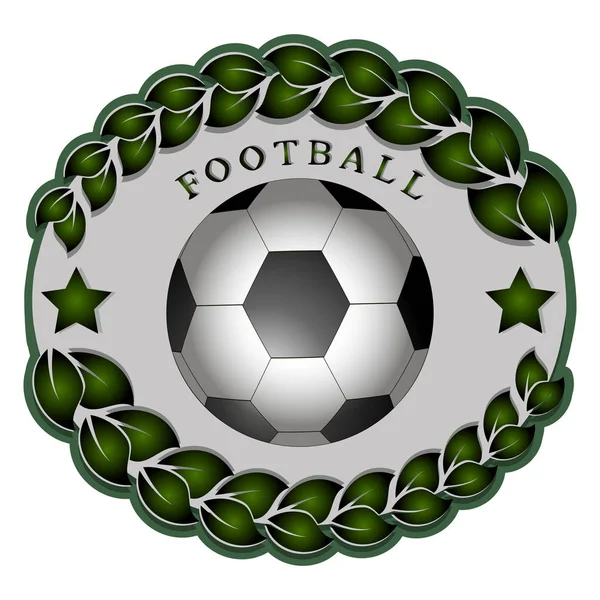 Il tema del calcio — Vettoriale Stock