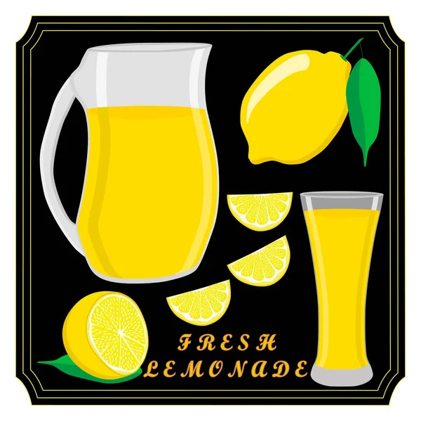 Lemoniada tematu — Wektor stockowy