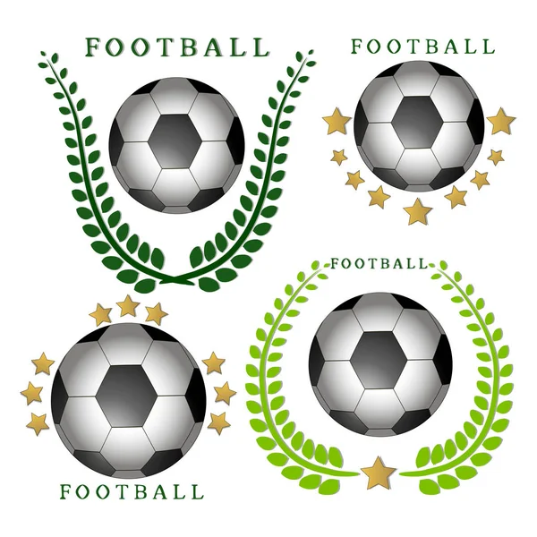 The theme football — Stock Vector