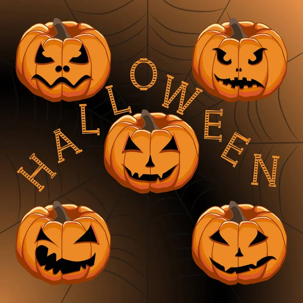 Het thema Halloween — Stockvector