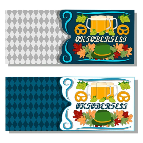 El tema Oktoberfest — Vector de stock