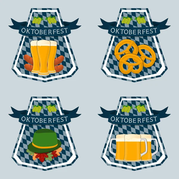 El tema Oktoberfest — Vector de stock