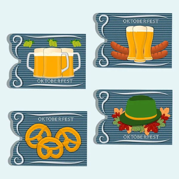 Las vacaciones Oktoberfest — Vector de stock