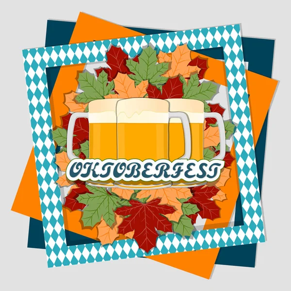 El estandarte Oktoberfest . — Vector de stock
