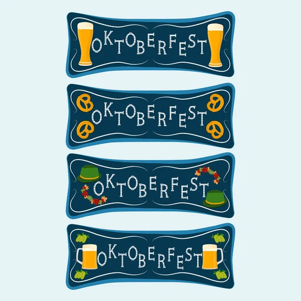 La etiqueta Oktoberfest . — Vector de stock