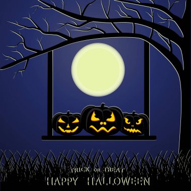 Logo tasarlamak vektör çizim kutluyor tatil Cadılar Bayramı için