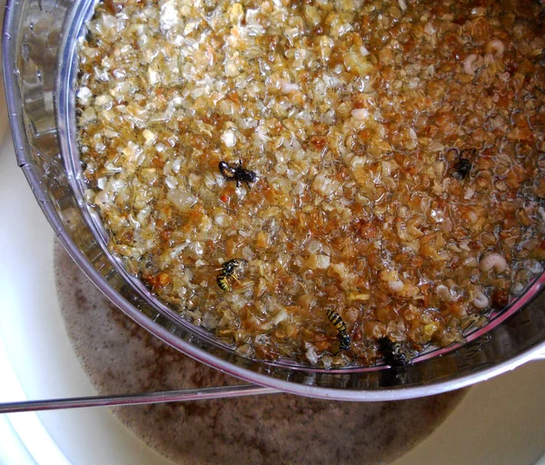 Tema doğal bal için soyut fotoğraf.