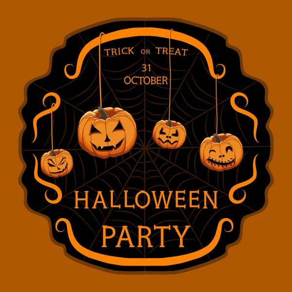 Bir Halloween tasarlamak vektör çizim