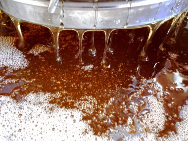 Tema doğal bal için soyut fotoğraf