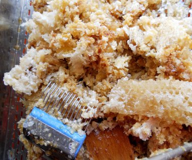 Tema doğal petek için soyut fotoğraf