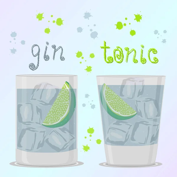 Logo astratto dell'illustrazione vettoriale per cocktail alcolici — Vettoriale Stock