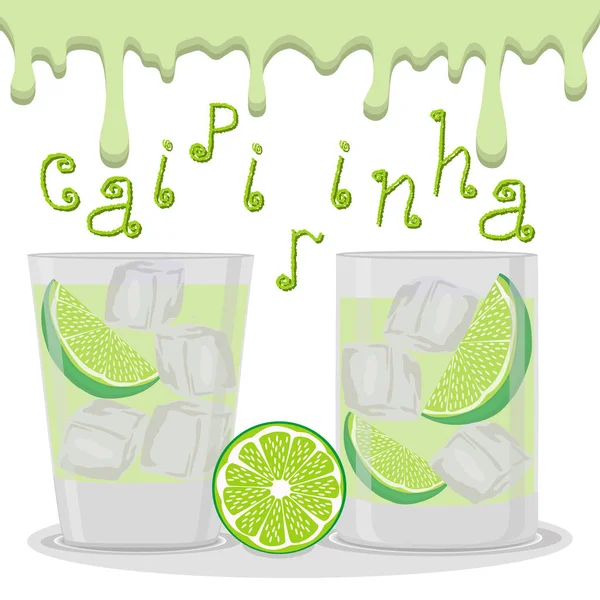 Abstract vector illustratie logo voor alcohol cocktails — Stockvector