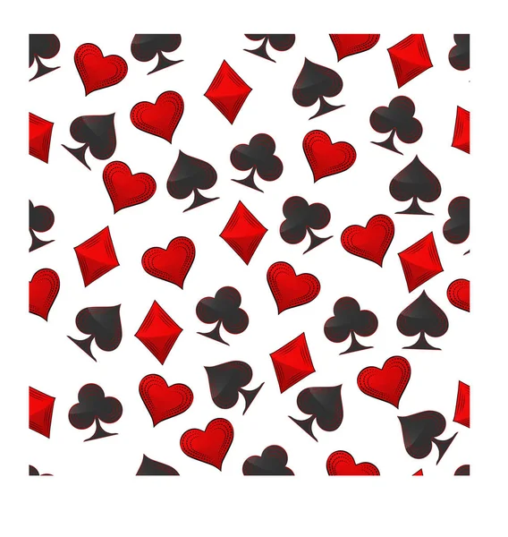 Illustration Vectorielle Abstraite Logo Pour Jeu Cartes Poker Modèle Poker — Image vectorielle