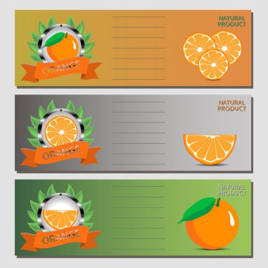 Olgun narenciye meyve turuncu vektör çizim