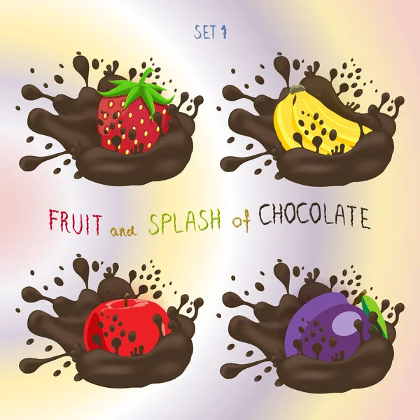 Ilustracja wektorowa dla dojrzałych owoców — Wektor stockowy