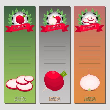 Bütün Konfit sebze siyah turp