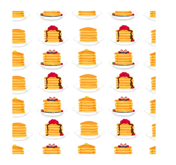 Vektoros illusztráció logó ikon sárga palacsinta — Stock Vector