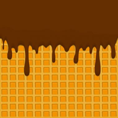 Vektör simge illüstrasyon logo düşen damla swee üzerinde çikolata için