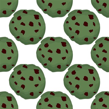 Tema üzerine resim büyük set özdeş bisküvi, kit renkli pa