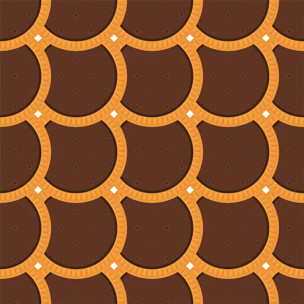 Ilustración en tema grande conjunto idéntica galleta, kit colorido pa — Vector de stock