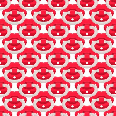 Temasız desenli bebek emzikleri üzerine resim