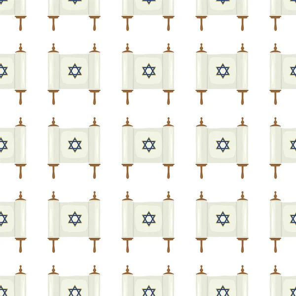 Illustration sur le thème grand motif de couleur torah — Image vectorielle