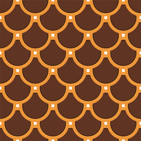 Illustration zum Thema große Menge identischer Keks, Kit bunte pa — Stockvektor