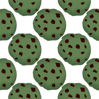 Tema üzerine resim büyük set özdeş bisküvi, kit renkli pa