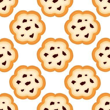 Tema üzerine resim büyük set özdeş bisküvi, kit renkli pa