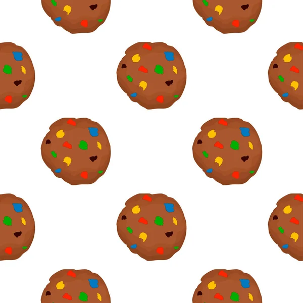 Ilustración en tema grande conjunto idéntica galleta, kit colorido pa — Vector de stock