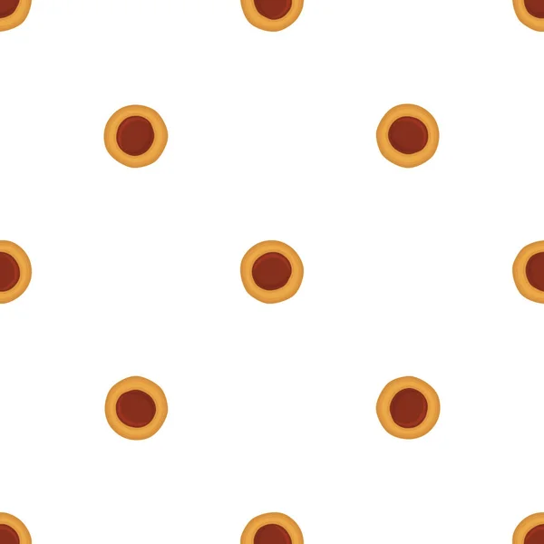 Ilustración en tema grande conjunto idéntica galleta, kit colorido pa — Vector de stock