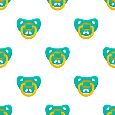 Temasız desenli bebek emzikleri üzerine resim