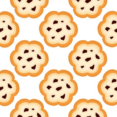 Tema üzerine resim büyük set özdeş bisküvi, kit renkli pa