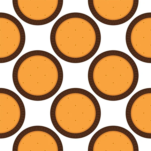 Ilustración en tema grande conjunto idéntica galleta, kit colorido pa — Vector de stock