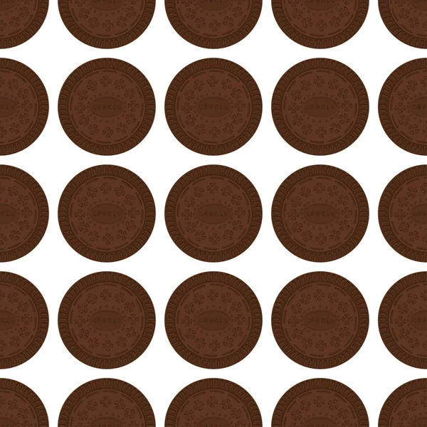 Illustration zum Thema große Menge identischer Keks, Kit bunte pa — Stockvektor