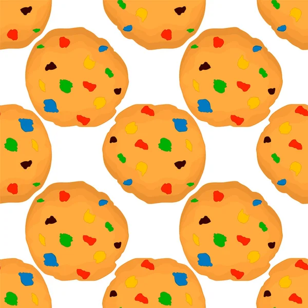 Illustration sur le thème grand ensemble biscuit identique, kit coloré pa — Image vectorielle