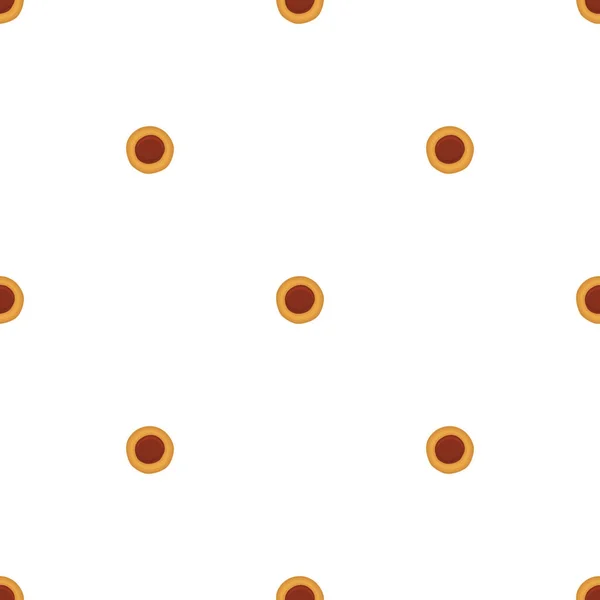 Ilustración Sobre Tema Gran Conjunto Galleta Idéntica Kit Galleta Pastelería — Vector de stock