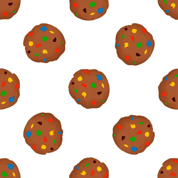 Ilustración Sobre Tema Gran Conjunto Galleta Idéntica Kit Galleta Pastelería — Vector de stock