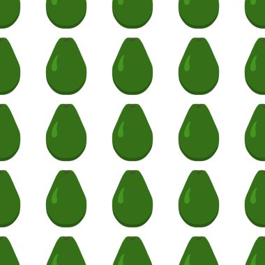 Tema üzerine resim. Büyük, renksiz avokado, fok balığı için parlak meyve deseni. Güzel, pürüzsüz, tekrar eden avokadodan oluşan meyve deseni. Kusursuz avokadodan basit renkli desenli meyve..