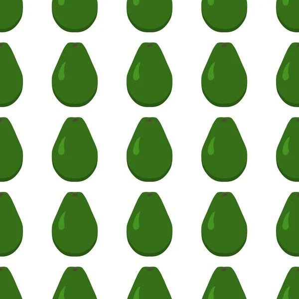 Illustration Sur Thème Grand Avocat Sans Couture Couleur Motif Fruits — Image vectorielle