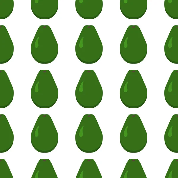 Illustration Tema Store Farvede Sømløse Avocado Lyse Frugt Mønster Sæl – Stock-vektor