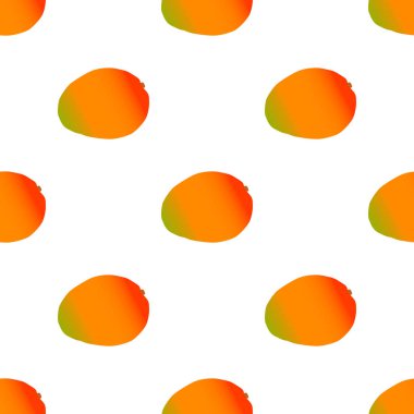 Tema üzerine resim. Büyük, renksiz mango, fok balığı için parlak meyve deseni. Güzel, pürüzsüz tekrar eden mangodan oluşan meyve deseni. Kusursuz yumuşak mangodan basit renkli desenli meyve..
