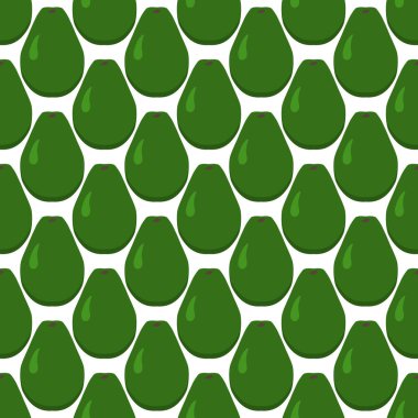 Tema üzerine resim. Büyük, renksiz avokado, fok balığı için parlak meyve deseni. Güzel, pürüzsüz, tekrar eden avokadodan oluşan meyve deseni. Kusursuz avokadodan basit renkli desenli meyve..