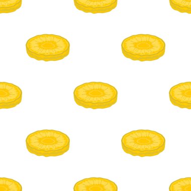 Tema üzerine resim büyük renkli dikişsiz ananas, fok balığı için parlak meyve deseni. Güzel, pürüzsüz, tekrarlayan ananasla oluşan meyve deseni. Basit renkli desenli, dikişsiz ananas..