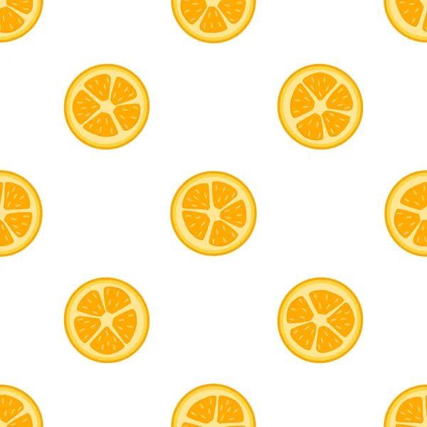 Ilustración Sobre Tema Kumquat Inconsútil Colores Grandes Patrón Fruta Brillante — Vector de stock