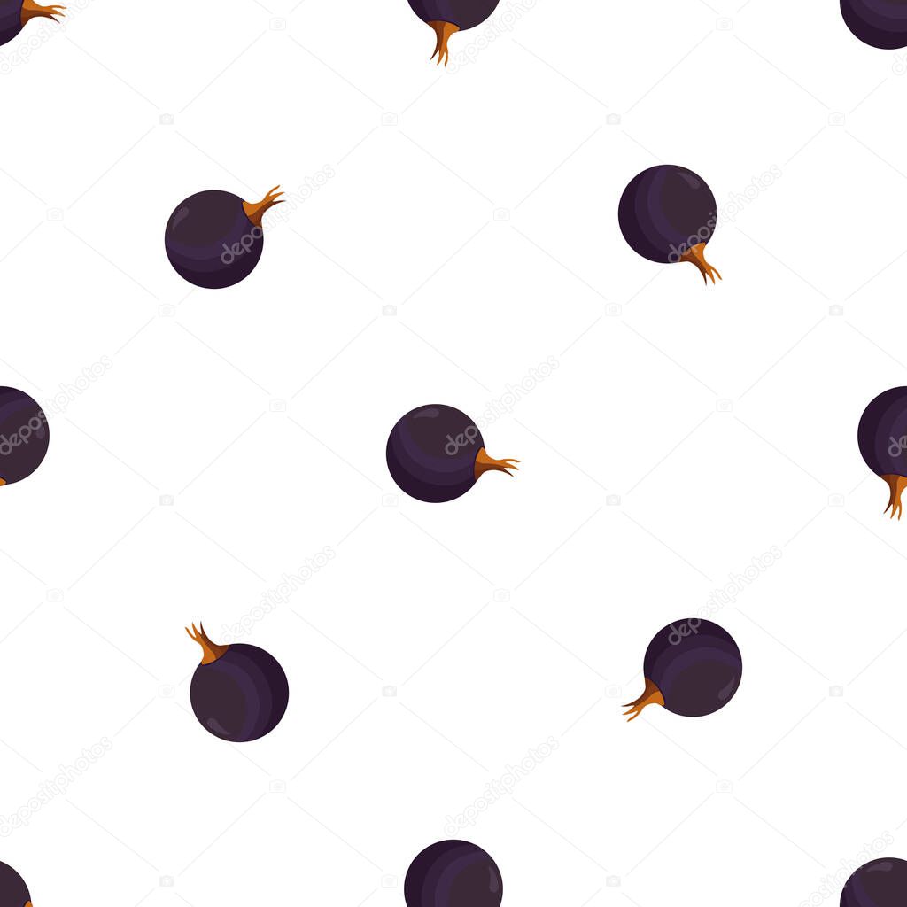 Illustration on theme big colored seamless currant, bright berry pattern for seal. Berry pattern consisting of beautiful seamless repeat currant. Simple colorful pattern berry from seamless currant.