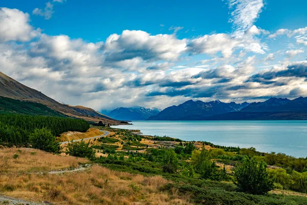 Weg Naar Mountain Cook — Stockfoto